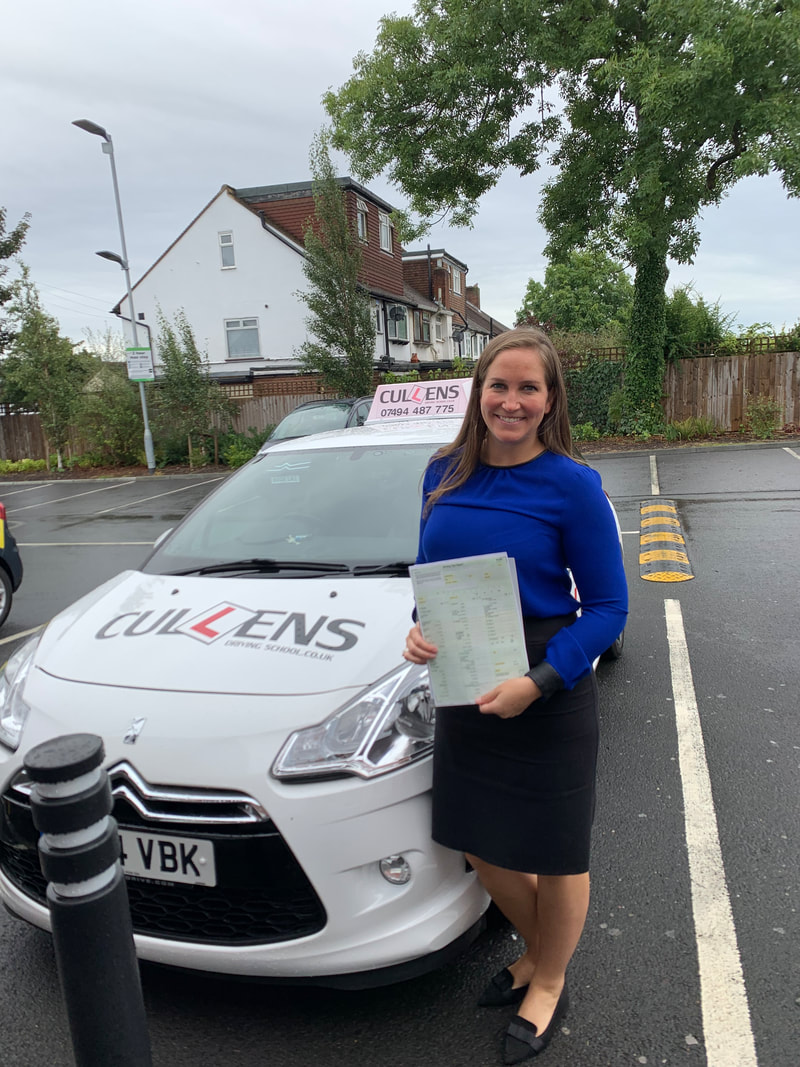 Edwina passing her driving test with LGBTQ Drive 2019