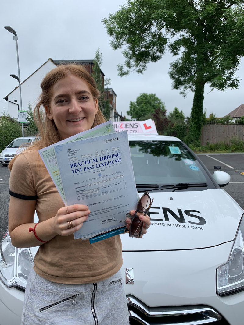 Sarah Passed her test with LGBTQ Drive June 2019Picture