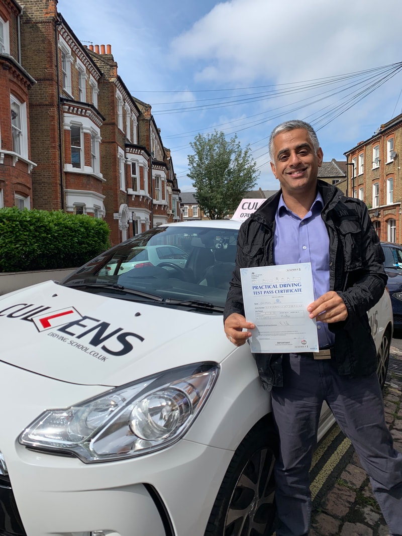 Dee passed his test first time June 2019 with LGBTQ Drive 